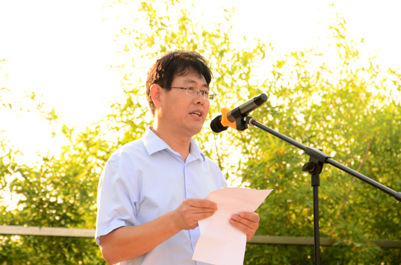 宿遷開放大學舉行2016年新學期第一次升旗儀式