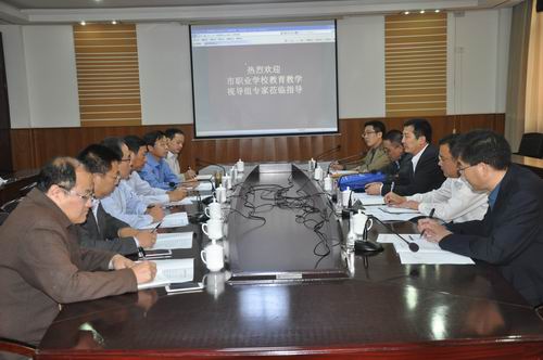 泗陽中專接受市職業(yè)學校2016年教育教學視導