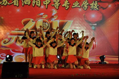 泗陽(yáng)中專(zhuān)“揚(yáng)青春風(fēng)帆，展職教風(fēng)采”元旦晚會(huì)精彩綻放
