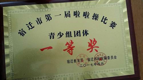 泗陽中專在宿遷市首屆啦啦操比賽中綻放精彩