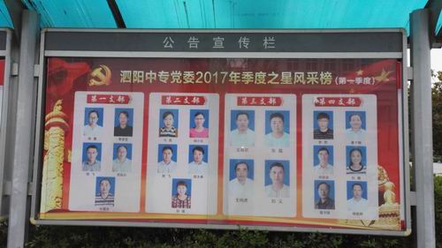 泗陽中專多措并舉讓優(yōu)秀黨員靚起來