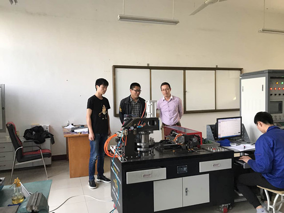 江蘇省通用機電國賽集訓隊來宿遷經(jīng)貿(mào)高職賽前拉練