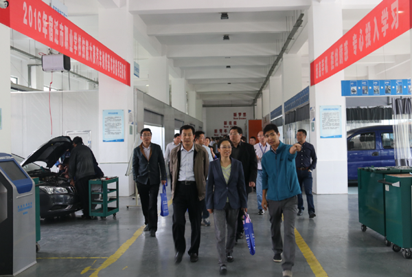 全市職教觀摩團到淮海技師學院觀摩
