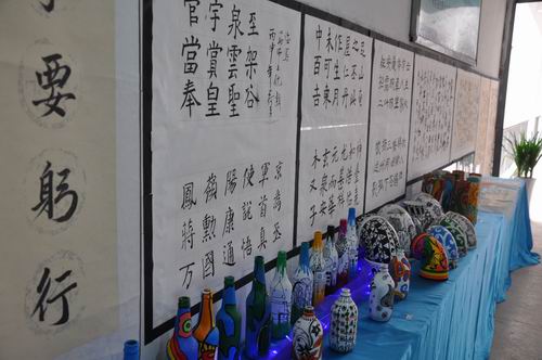 泗陽(yáng)中專(zhuān)職教活動(dòng)周學(xué)生唱主角