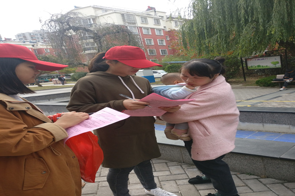 宿城中專志愿者參與文明創(chuàng)建志愿服務