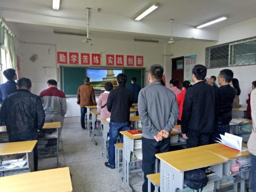 泗陽中專開展四月份“黨員活動日”活動