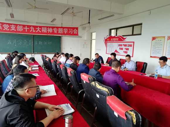 宿遷經(jīng)貿(mào)高職機(jī)電工程系黨支部開展五月份黨員主題活動(dòng)