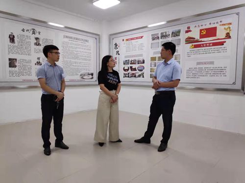 眾興鎮(zhèn)紀委到泗陽中專觀摩廉政文化建設情況
