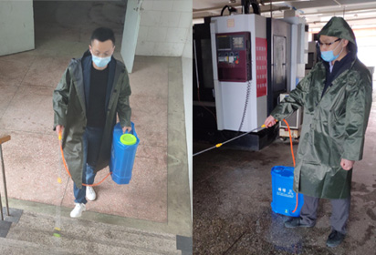 拿起教具進課堂 背起噴霧去消殺  宿遷經(jīng)貿(mào)高職：疫情下值班老師的一天
