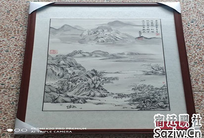 宿遷技師學院開展學生書畫展