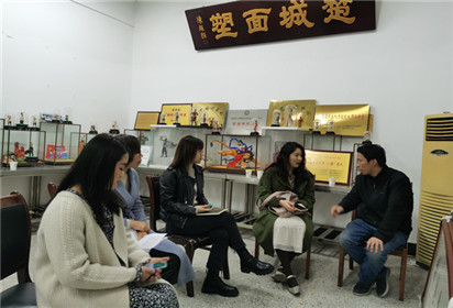 宿遷技師學(xué)院：“楚城面塑”傳承人高恩奎接受了江蘇教育報刊總刊的采訪