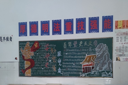 宿遷技師學(xué)院學(xué)工處組織開(kāi)展“學(xué)黨史、強(qiáng)意識(shí)、跟黨走”黑板報(bào)展評(píng)活動(dòng)