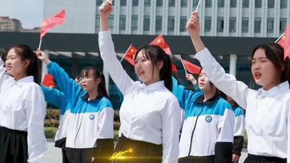 沭陽中專：用一場青春的快閃  唱一曲對祖國的贊歌