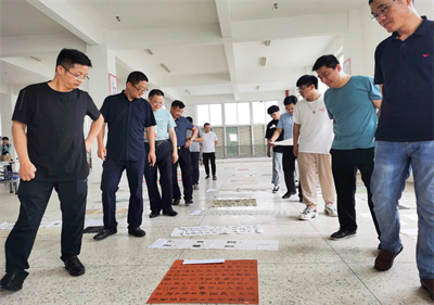 泗陽中專承辦宿遷市第八屆青年書法篆刻作品展