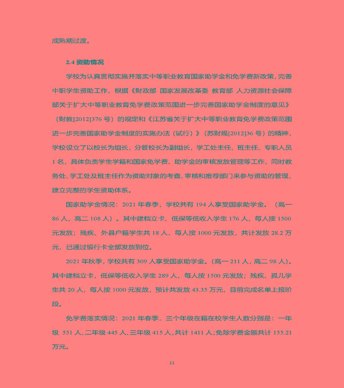 江蘇省泗洪中等專業(yè)學(xué)校中等職業(yè)教育質(zhì)量年度報(bào)告（2022）