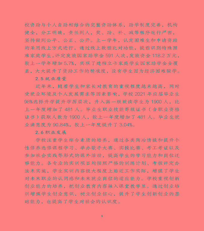 宿遷澤達(dá)中等專業(yè)學(xué)校中等職業(yè)教育年度質(zhì)量報(bào)告（2022）