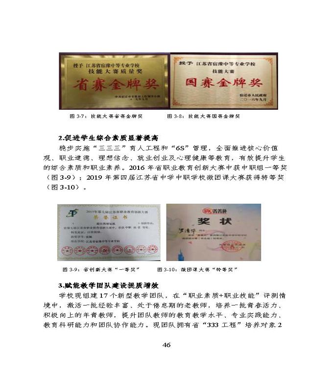 宿遷市中等職業(yè)教育質(zhì)量年度報(bào)告》（2022年）
