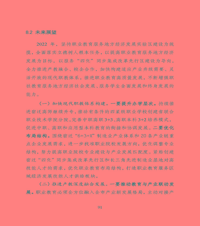 宿遷市中等職業(yè)教育質(zhì)量年度報(bào)告》（2022年）
