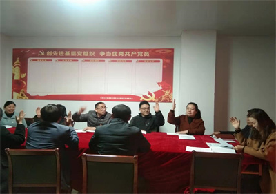 泗陽中專高職黨支部召開接收預備黨員大會