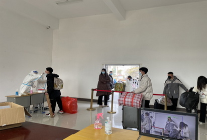 宿遷技師學院有序組織學生新學期返校