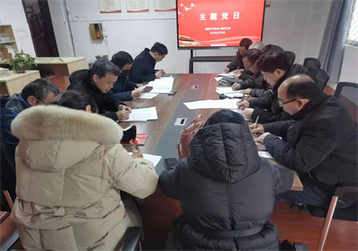 泗陽中專：二月份主題黨日活動突出“學(xué)、議、評”
