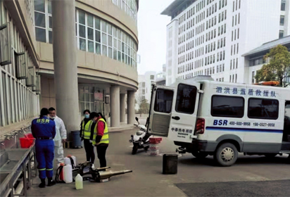 泗洪中專與藍盾救援隊聯(lián)防聯(lián)控，撐起校園安全防疫“保護傘”
