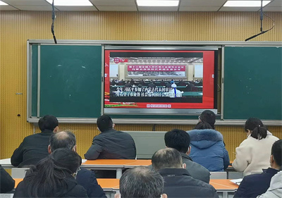 泗陽中專主題黨日突出黨建與疫情防控雙主題