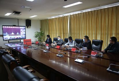 宿豫中專參加全區(qū)教育系統(tǒng)疫情防控工作視頻會議