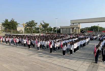 職教宣傳周：宿豫中專幼師藝術(shù)系召開主題晨會(huì)活動(dòng)
