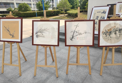 職教活動(dòng)周：宿豫中專老生書畫社團(tuán)作品展