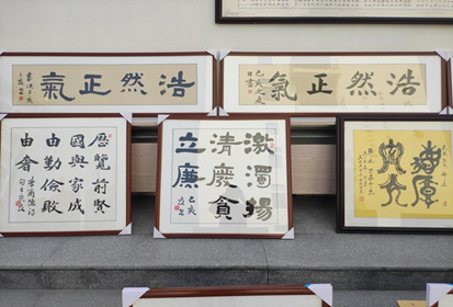 職教活動(dòng)周：宿豫中專老生書畫社團(tuán)作品展