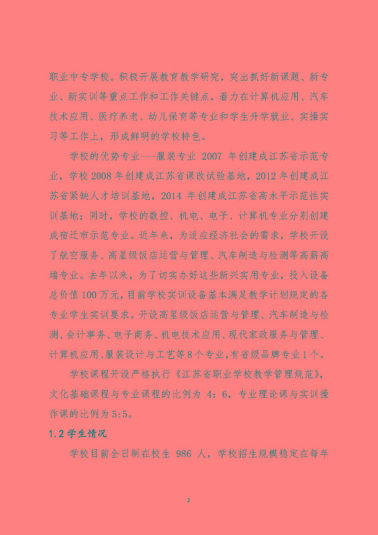 泗陽(yáng)霞飛中等專業(yè)學(xué)校中等職業(yè)教育質(zhì)量年度報(bào)告（2023）