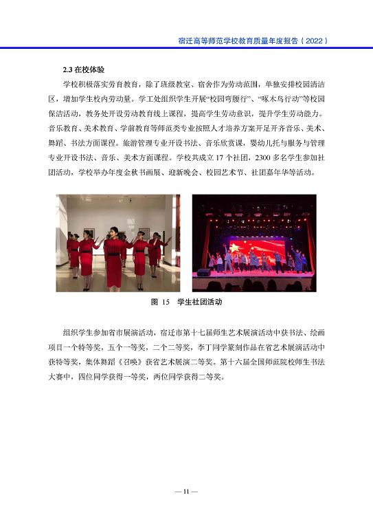 宿遷高等師范學校中等職業(yè)教育質量年度報告(2023)