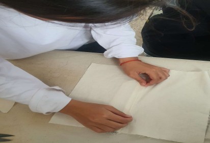 展技能  賽風(fēng)采  同提升 —泗陽(yáng)中專服裝工程系舉行服裝與服飾設(shè)計(jì)專業(yè)9月份技能月賽