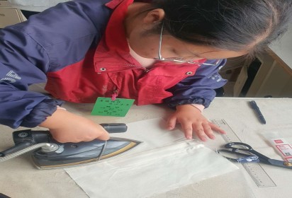 展技能  賽風(fēng)采  同提升 —泗陽(yáng)中專服裝工程系舉行服裝與服飾設(shè)計(jì)專業(yè)9月份技能月賽
