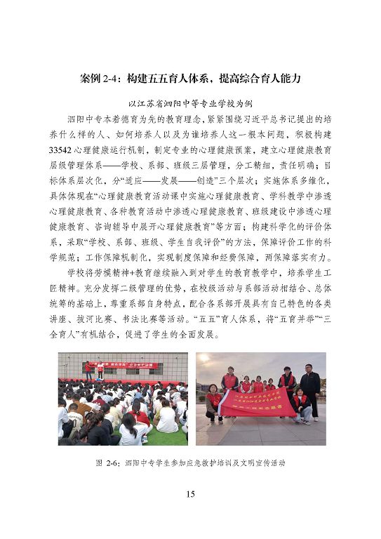 宿遷市中等職業(yè)教育質(zhì)量年度報(bào)告（2023年度）