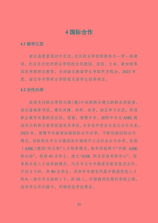 宿遷市中等職業(yè)教育質(zhì)量年度報(bào)告（2023年度）