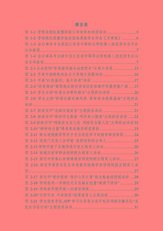 江蘇省宿城中等專(zhuān)業(yè)學(xué)校質(zhì)量報(bào)告（2023 年度）