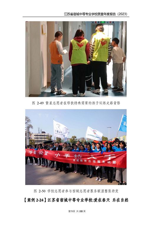 江蘇省宿城中等專(zhuān)業(yè)學(xué)校質(zhì)量報(bào)告（2023 年度）