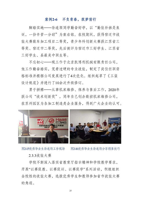 江蘇省沭陽中等專業(yè)學(xué)校質(zhì)量報告(2023年度)