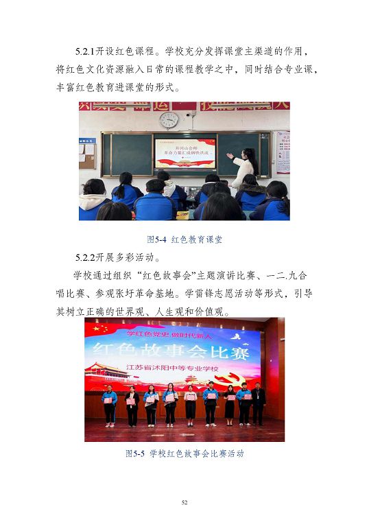 江蘇省沭陽中等專業(yè)學(xué)校質(zhì)量報告(2023年度)