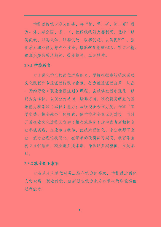 沭陽鴻星中等專業(yè)學校質量報告（2023年度）
