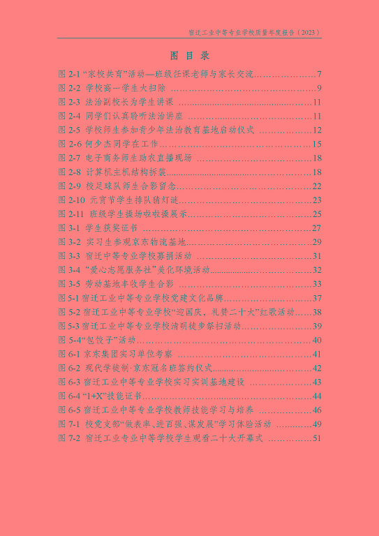 宿遷工業(yè)中等專(zhuān)業(yè)學(xué)校質(zhì)量報(bào)告（2023年度）