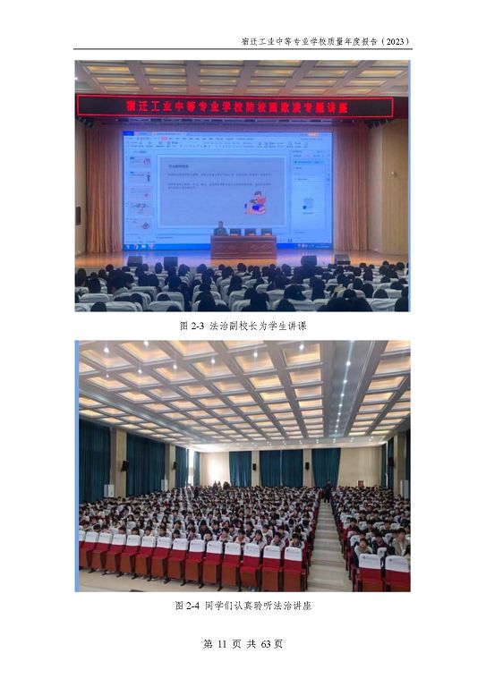 宿遷工業(yè)中等專(zhuān)業(yè)學(xué)校質(zhì)量報(bào)告（2023年度）