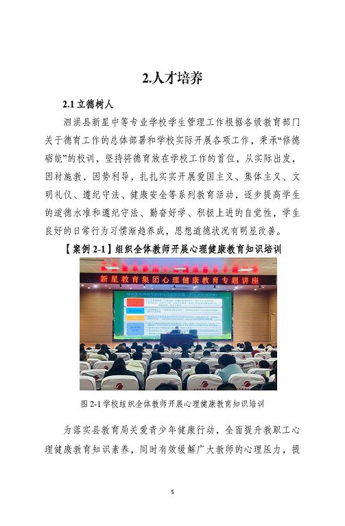 泗洪縣新星中等專業(yè)學(xué)校質(zhì)量報(bào)告（2023年度）