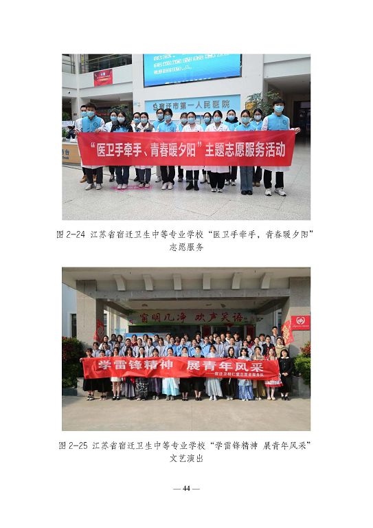 江蘇省宿遷衛(wèi)生中等專業(yè)學(xué)校質(zhì)量報告（2023年度）