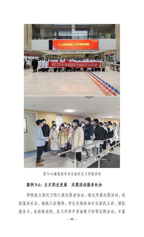 江蘇省宿遷衛(wèi)生中等專業(yè)學(xué)校質(zhì)量報告（2023年度）