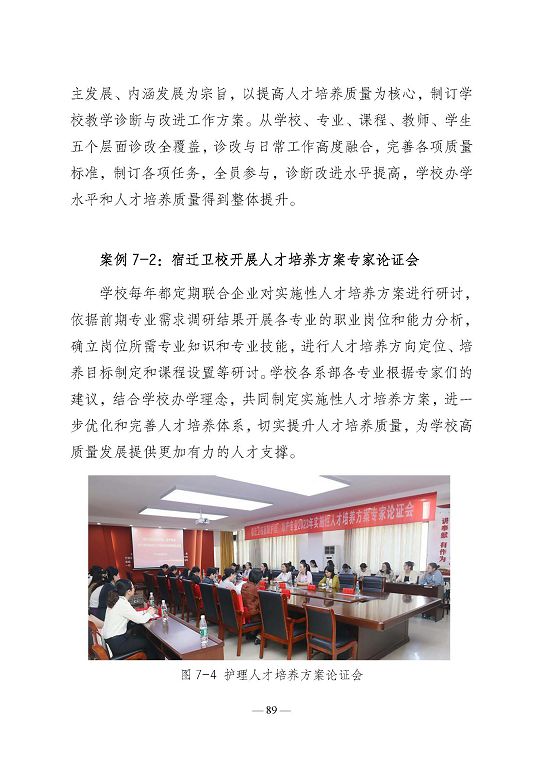 江蘇省宿遷衛(wèi)生中等專業(yè)學(xué)校質(zhì)量報告（2023年度）