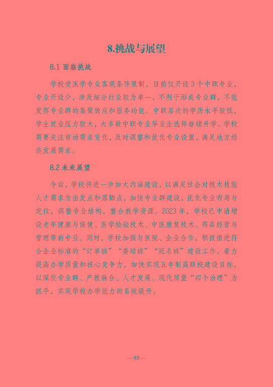江蘇省宿遷衛(wèi)生中等專業(yè)學(xué)校質(zhì)量報告（2023年度）
