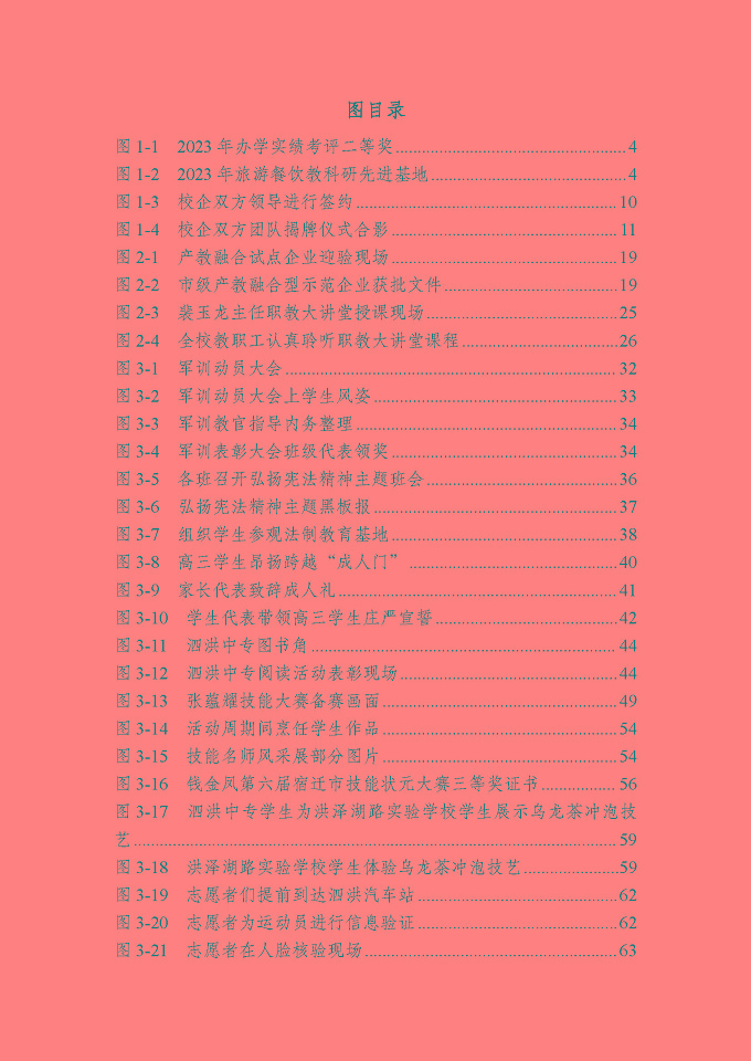 江蘇省泗洪中等專業(yè)學(xué)校質(zhì)量報(bào)告（2024年度）